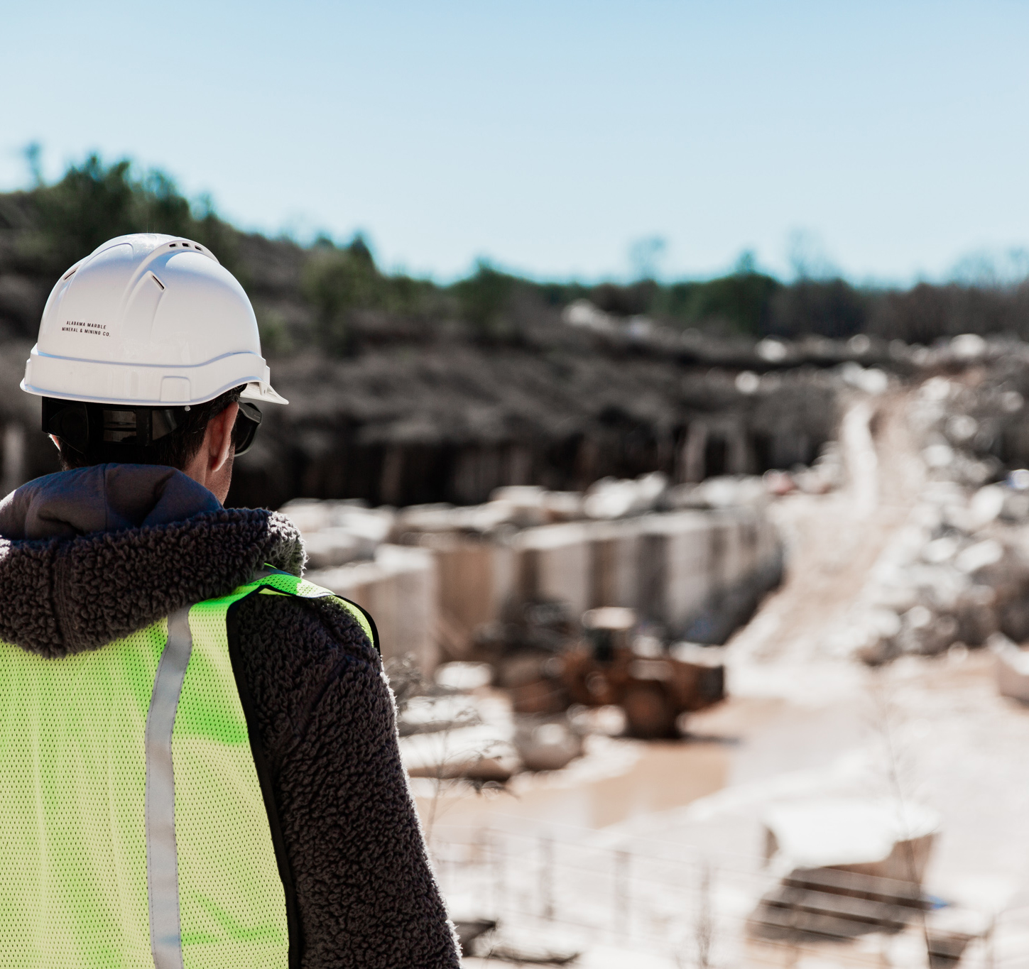 worker at quarry