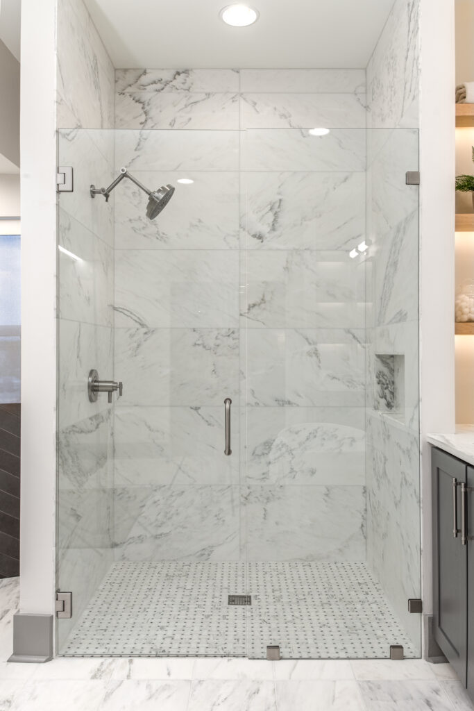 white marble bathroom